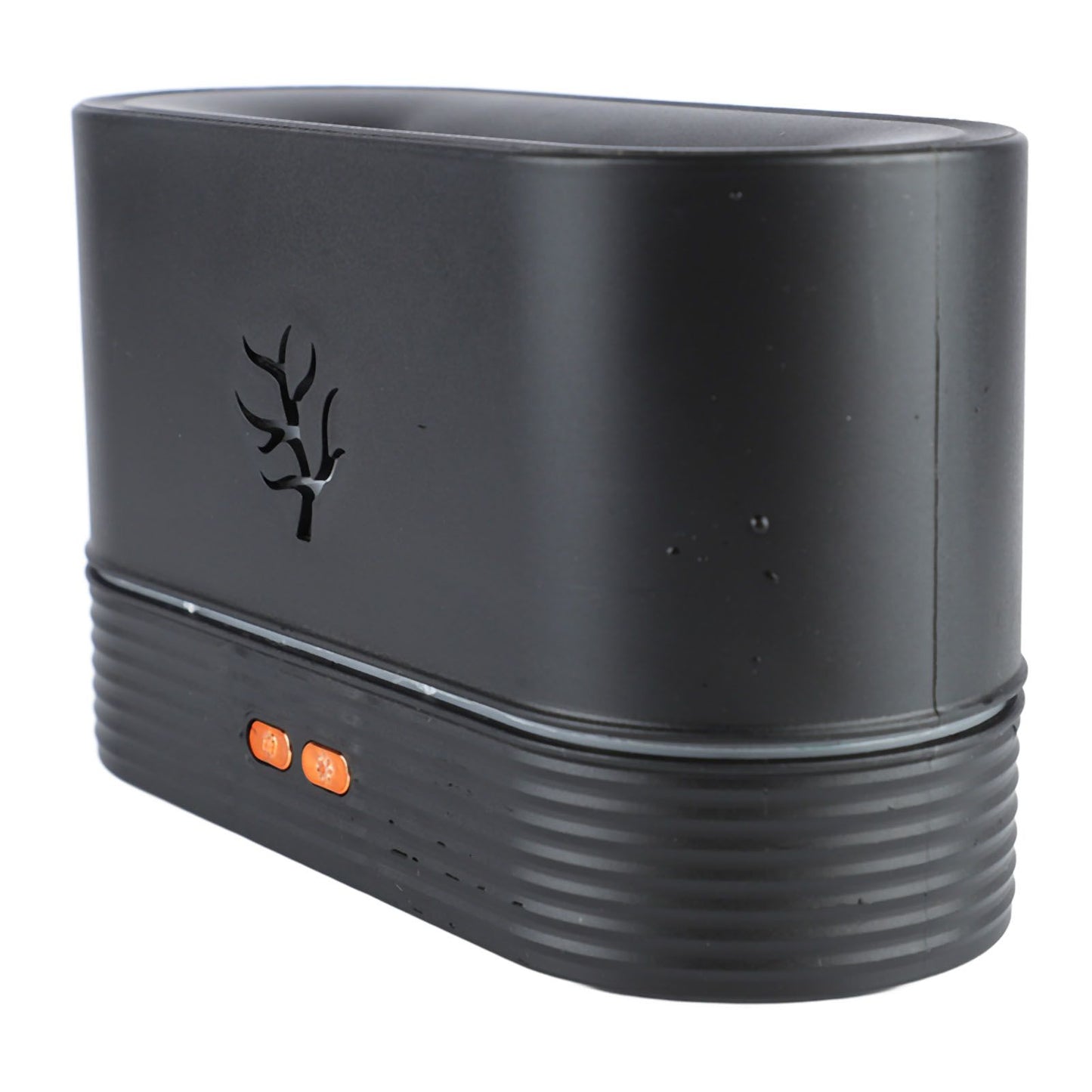 Colourful Flame Aroma Diffuser, Mini and Noiseless, Black