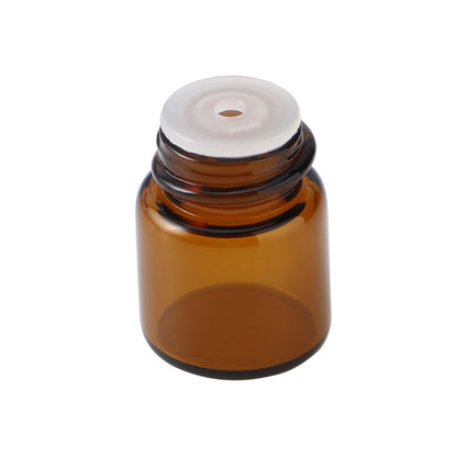 Amber Glass Essential Oil Bottles, Bulk Pack of 100