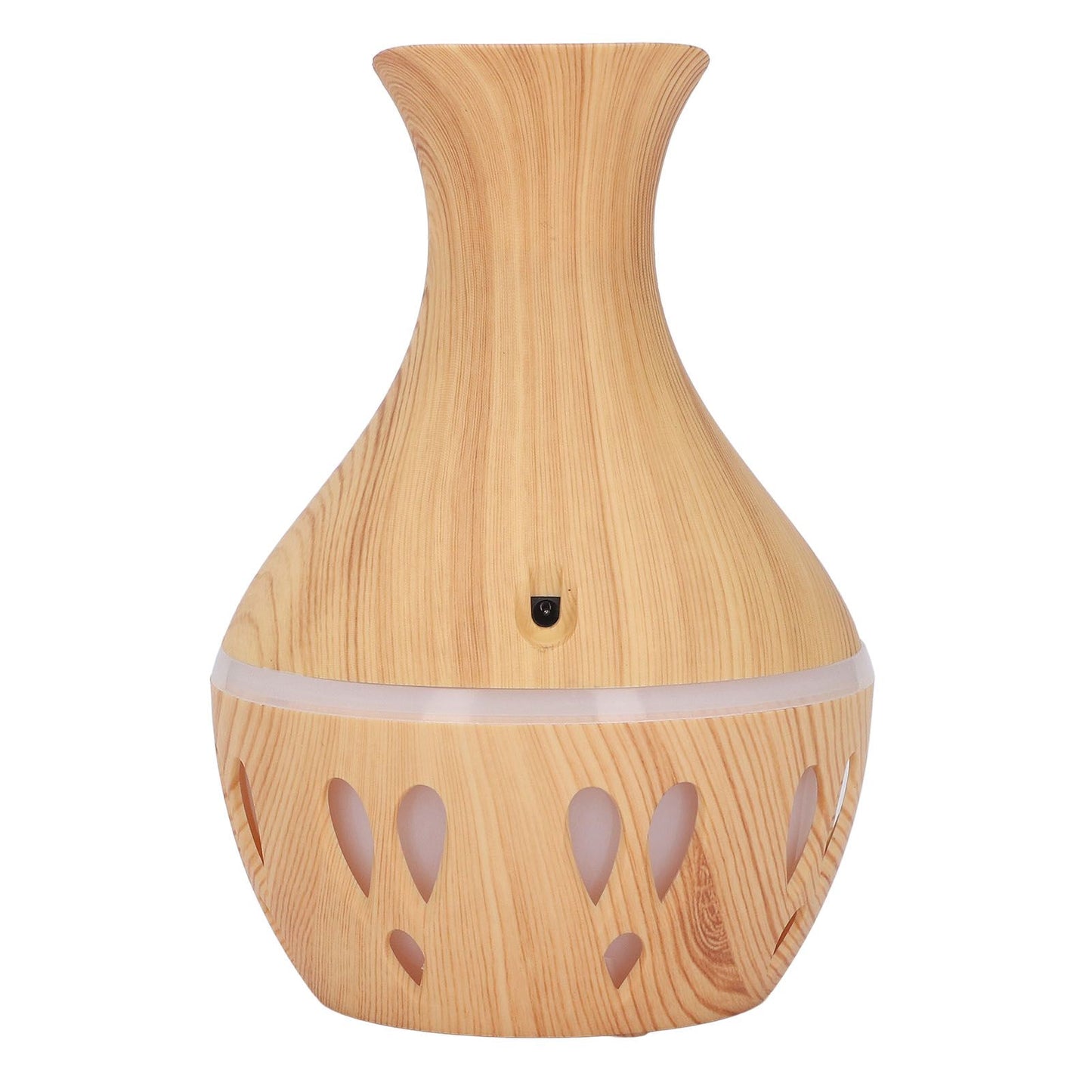 Wood Grain Aroma Diffuser 300ml, 7 Colour LED, Low Noise