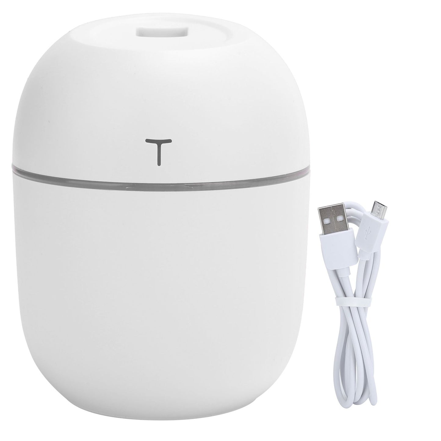 Mini Portable Humidifier with LED Night Light, White
