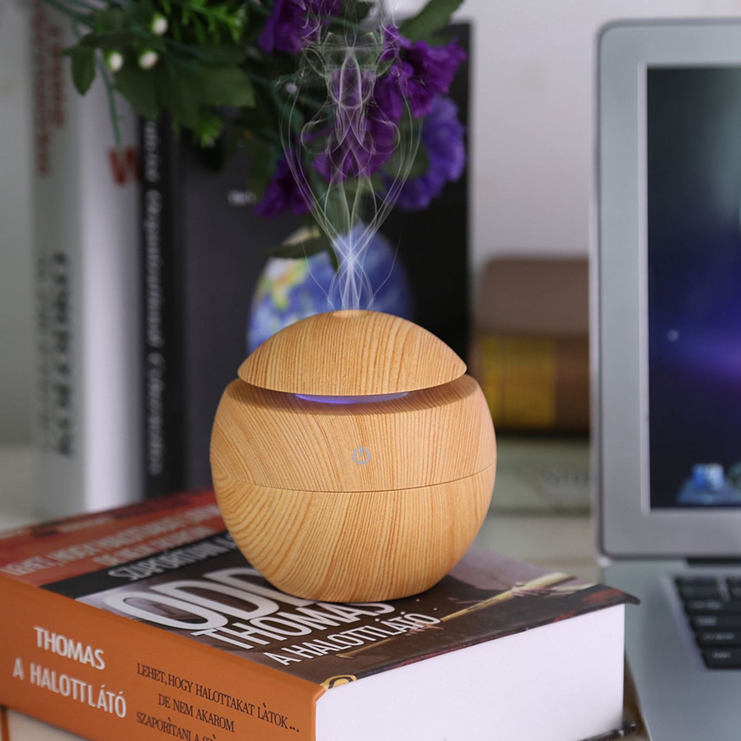 USB Touch Aroma Diffuser and Humidifier, Yellow