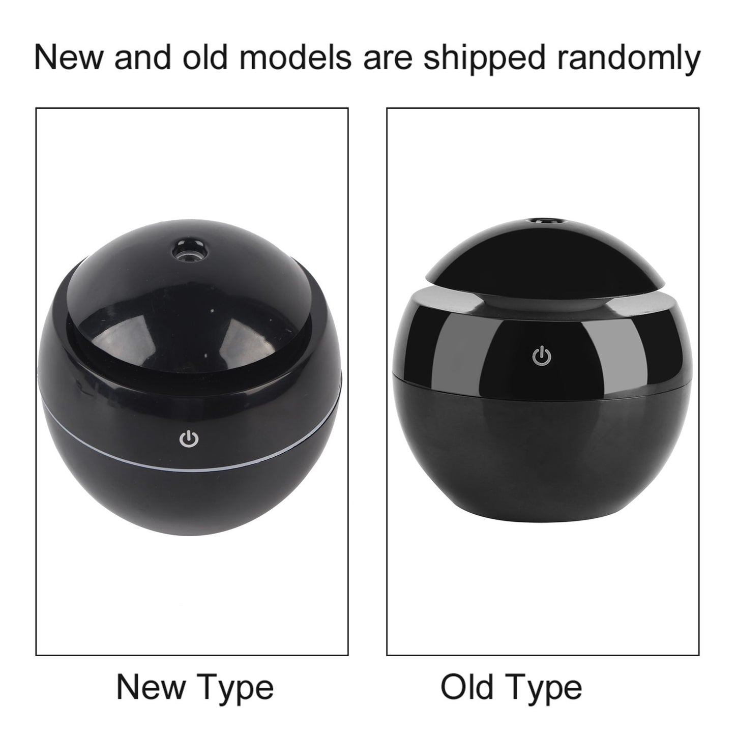 USB Touch Aroma Diffuser and Humidifier, Black
