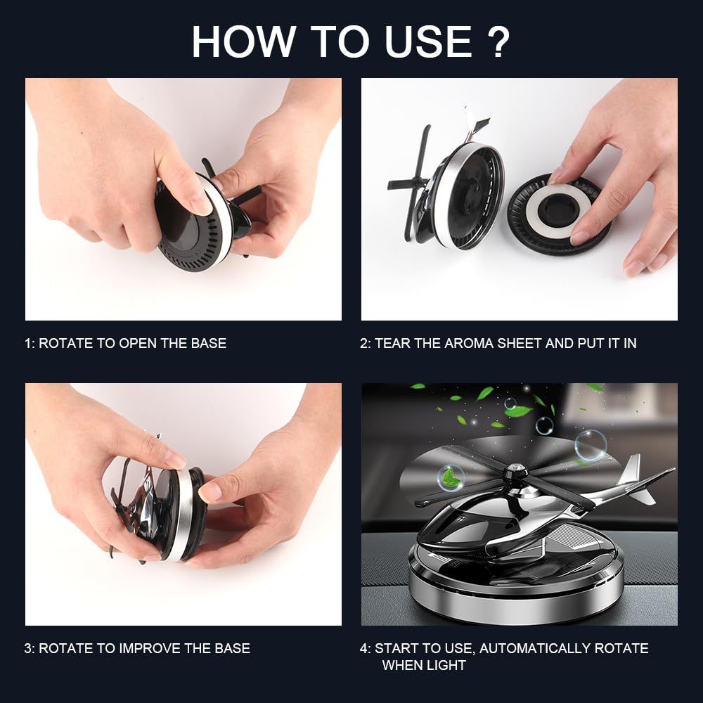 Car Air Freshener Diffuser, Aviation Aluminium Alloy
