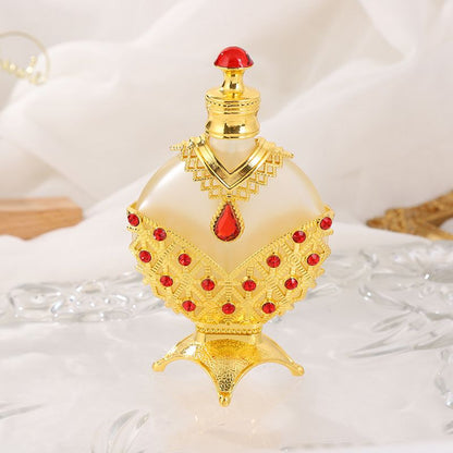 Vintage Crystal Perfume Bottles, 2 Pack, 30ml and 10ml