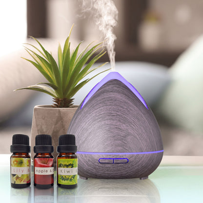 Ultrasonic Aroma Diffuser and Humidifier 400ml, Violet