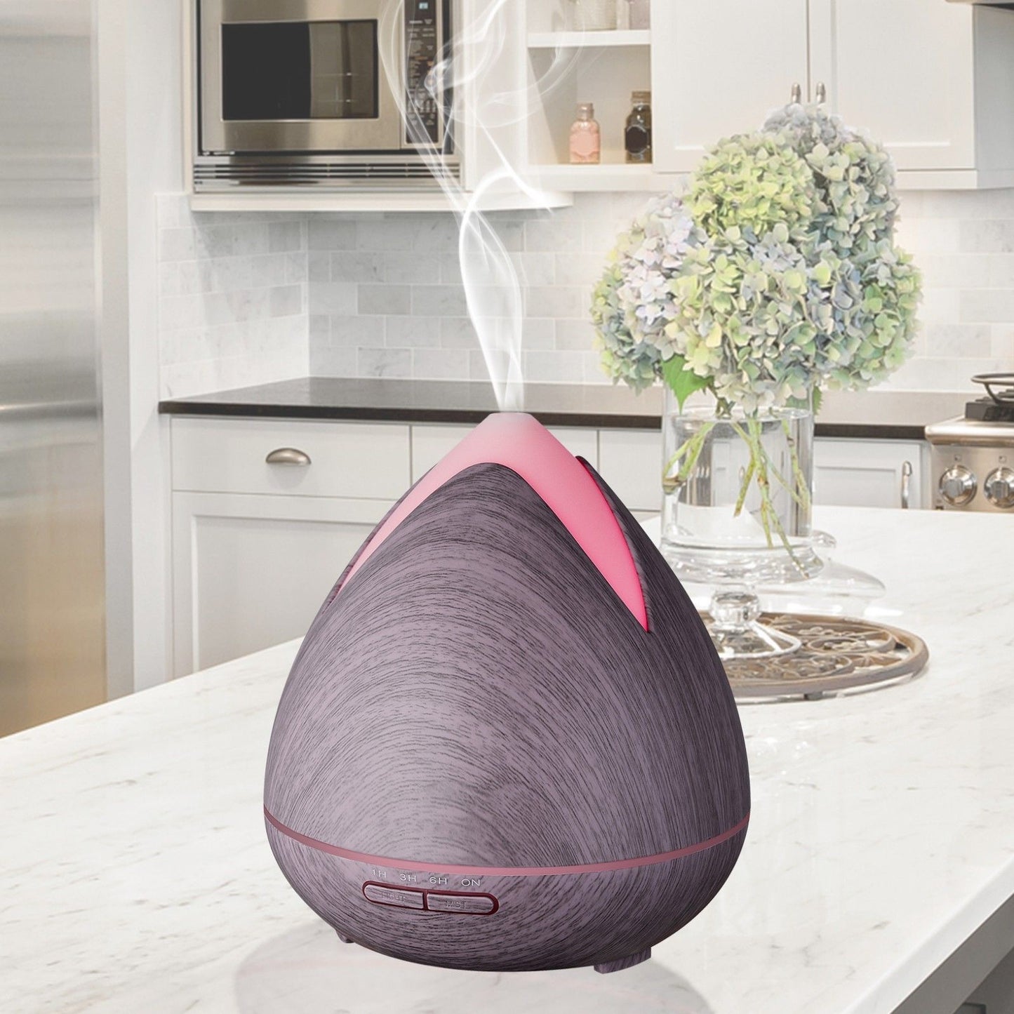 Ultrasonic Aroma Diffuser and Humidifier 400ml, Violet