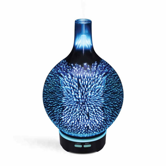Essential Oil Aroma Diffuser | 3D Fireworks Aromatherapy Mist Humidifier - ZenAura