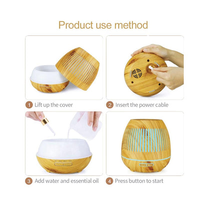 Aroma Diffuser and Humidifier with Remote Control