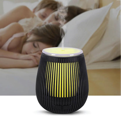 100ml USB Essential Oil Diffuser – Ultrasonic Portable Car Humidifier (Black)