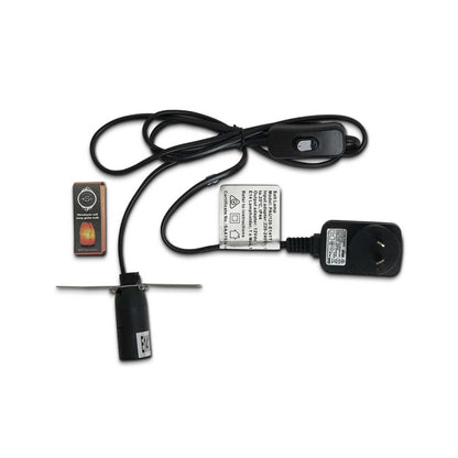 Bud Basket Himalayan Salt Lamp – Hand-Carved Pink Rock with Iron Basket & AU Plug