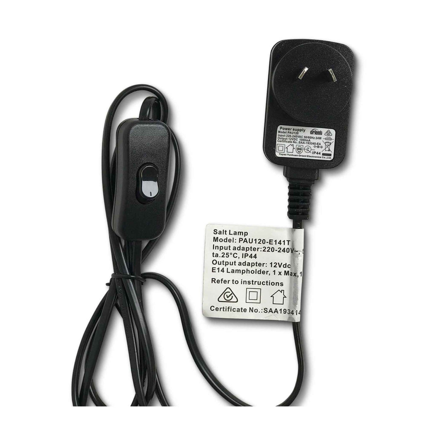 Bud Basket Himalayan Salt Lamp – Hand-Carved Pink Rock with Iron Basket & AU Plug