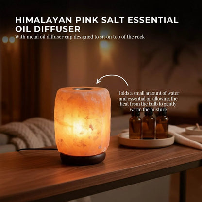 Orku Himalayan Pink Salt Lamp Aroma Diffuser, 1 to 2kg