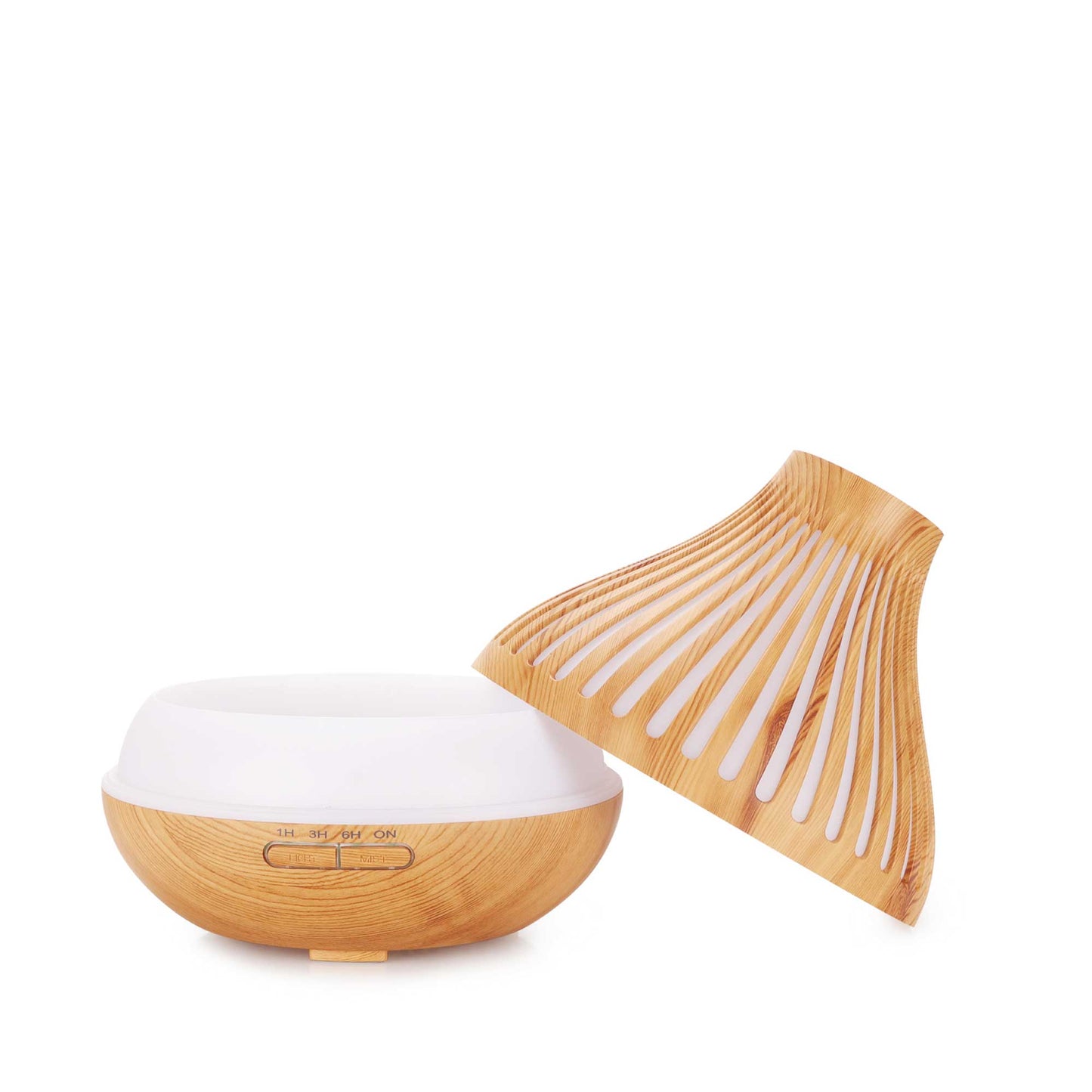 Essential Oil Diffuser 500ml, Wood Finish Mist Humidifier