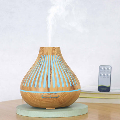 Essential Oil Diffuser 500ml, Wood Finish Mist Humidifier