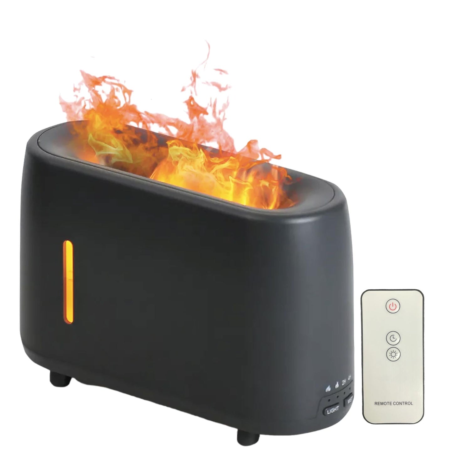 Aroma Diffuser & Remote | 240ml | Flame Fire Style | Air Humidifier - Relaxation Essentials