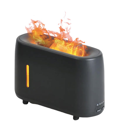 Aroma Diffuser & Remote | 240ml | Flame Fire Style | Air Humidifier - Relaxation Essentials
