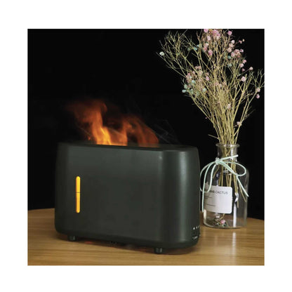 Aroma Diffuser & Remote | 240ml | Flame Fire Style | Air Humidifier - Relaxation Essentials