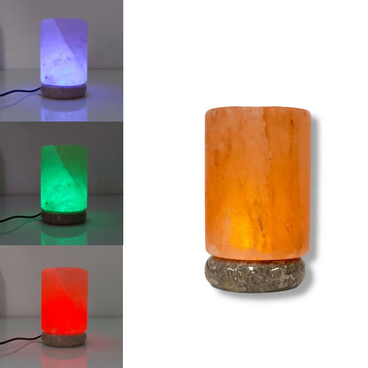 Colour-Changing Himalayan Salt Lamp USB – Soothing LED Light with Health Benefits
