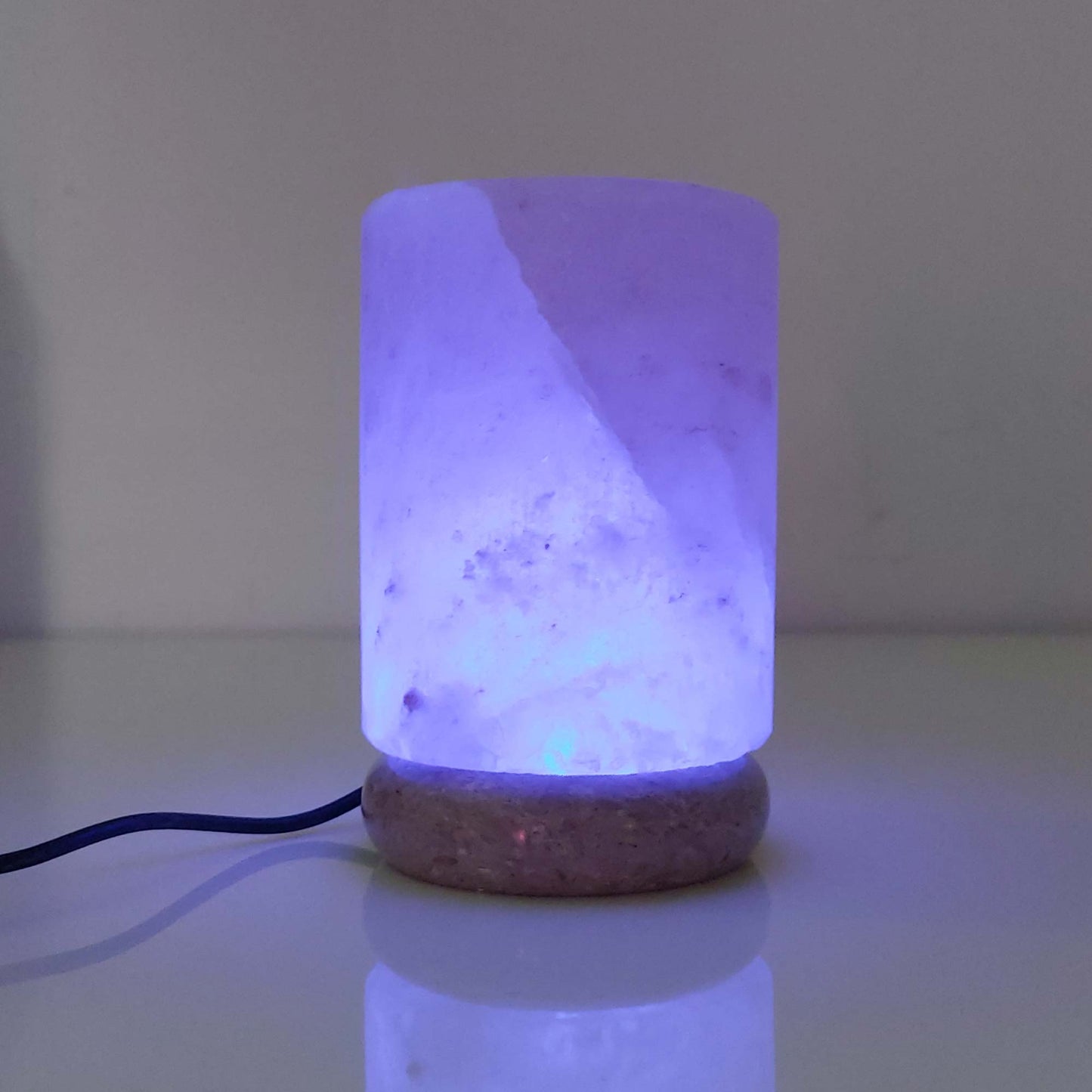 Colour-Changing Himalayan Salt Lamp USB – Soothing LED Light with Health Benefits