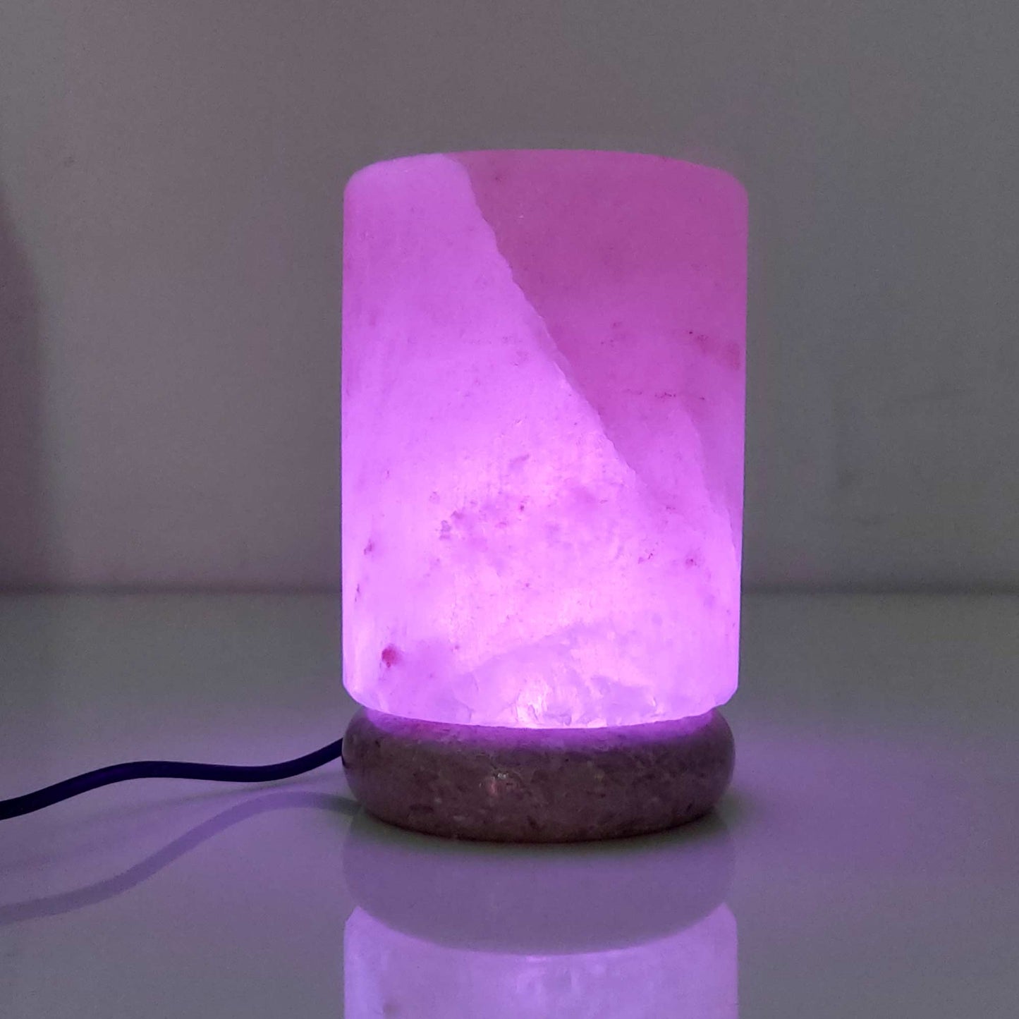 Colour-Changing Himalayan Salt Lamp USB – Soothing LED Light with Health Benefits