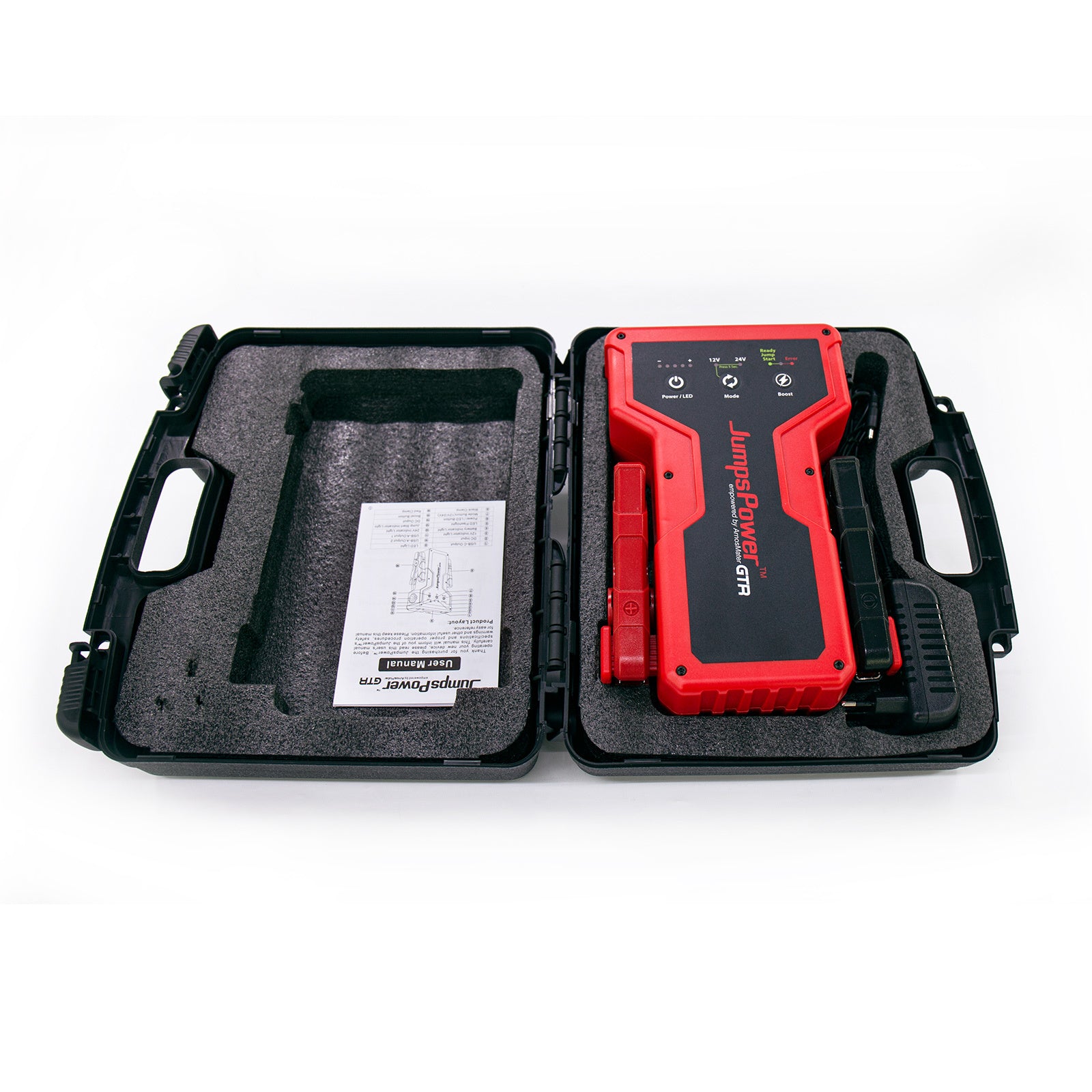 JumpsPower GTR battery clamps and cables