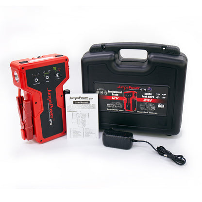 JumpsPower GTR jump starter USB outputs
