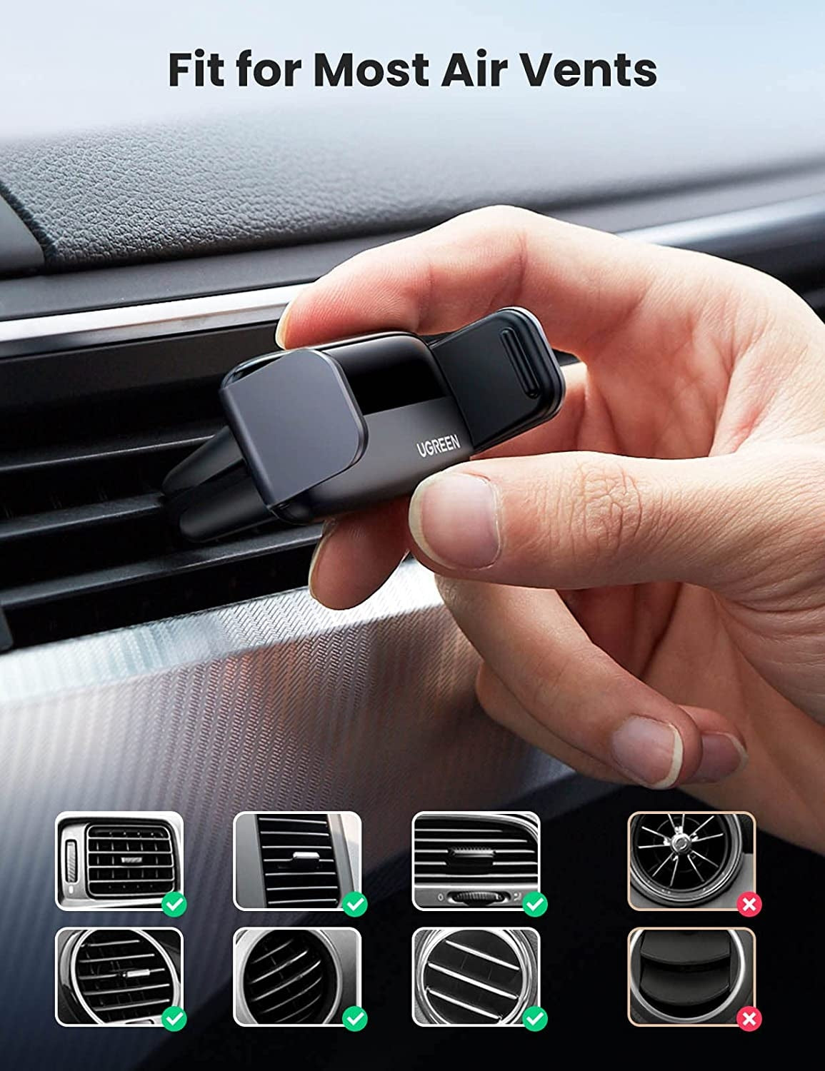 Vehicle Air Vent Phone Holder | Universal Fit - AutoTech
