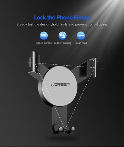 Gravity Drive Air Vent Mount Phone Holder for Cars - Secure & Convenient - AutoTech