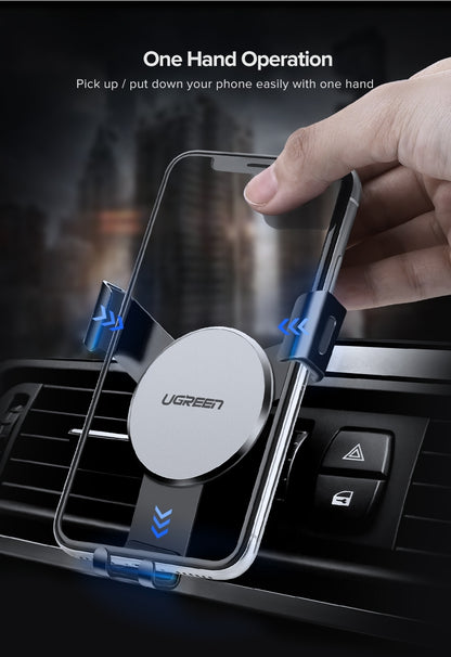 Gravity Drive Air Vent Mount Phone Holder for Cars - Secure & Convenient - AutoTech