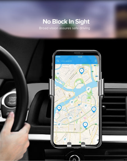 Gravity Drive Air Vent Mount Phone Holder for Cars - Secure & Convenient - AutoTech