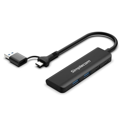 SuperSpeed USB-A and USB-C 4-Port Combo Hub | USB 3.2 Gen 1 - TechWiz
