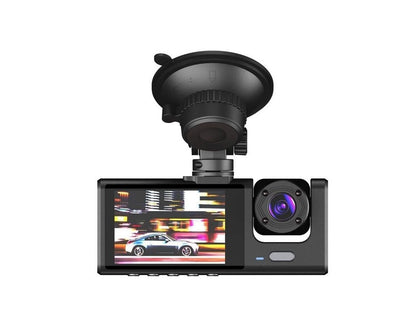 BDI C309 3 Camera Dash Cam, 1080P Front, 720P Inside, 480P Rear