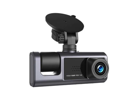 BDI C309 3 Camera Dash Cam, 1080P Front, 720P Inside, 480P Rear
