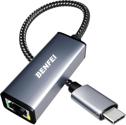USB-C to Ethernet Adapter | Thunderbolt 3 to RJ45 - TechGenius