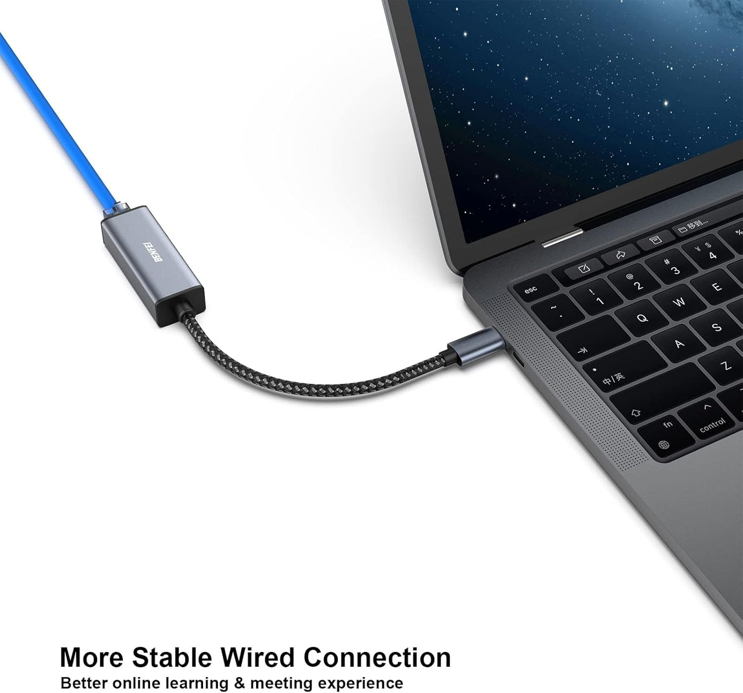 USB-C to Ethernet Adapter | Thunderbolt 3 to RJ45 - TechGenius