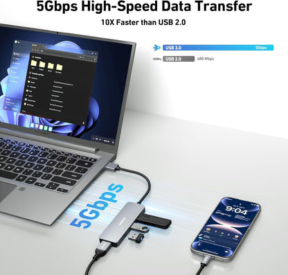 BENFEI USB 3.0 Hub 4-Port – Ultra-Slim