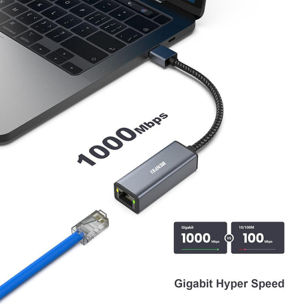 USB 3.0 to Gigabit Ethernet Adapter | Fast and Reliable - TechGenius