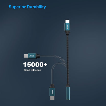 BENFEI USB-C to 3.5mm Audio Jack Adapter - High-Quality, Durable, and Versatile