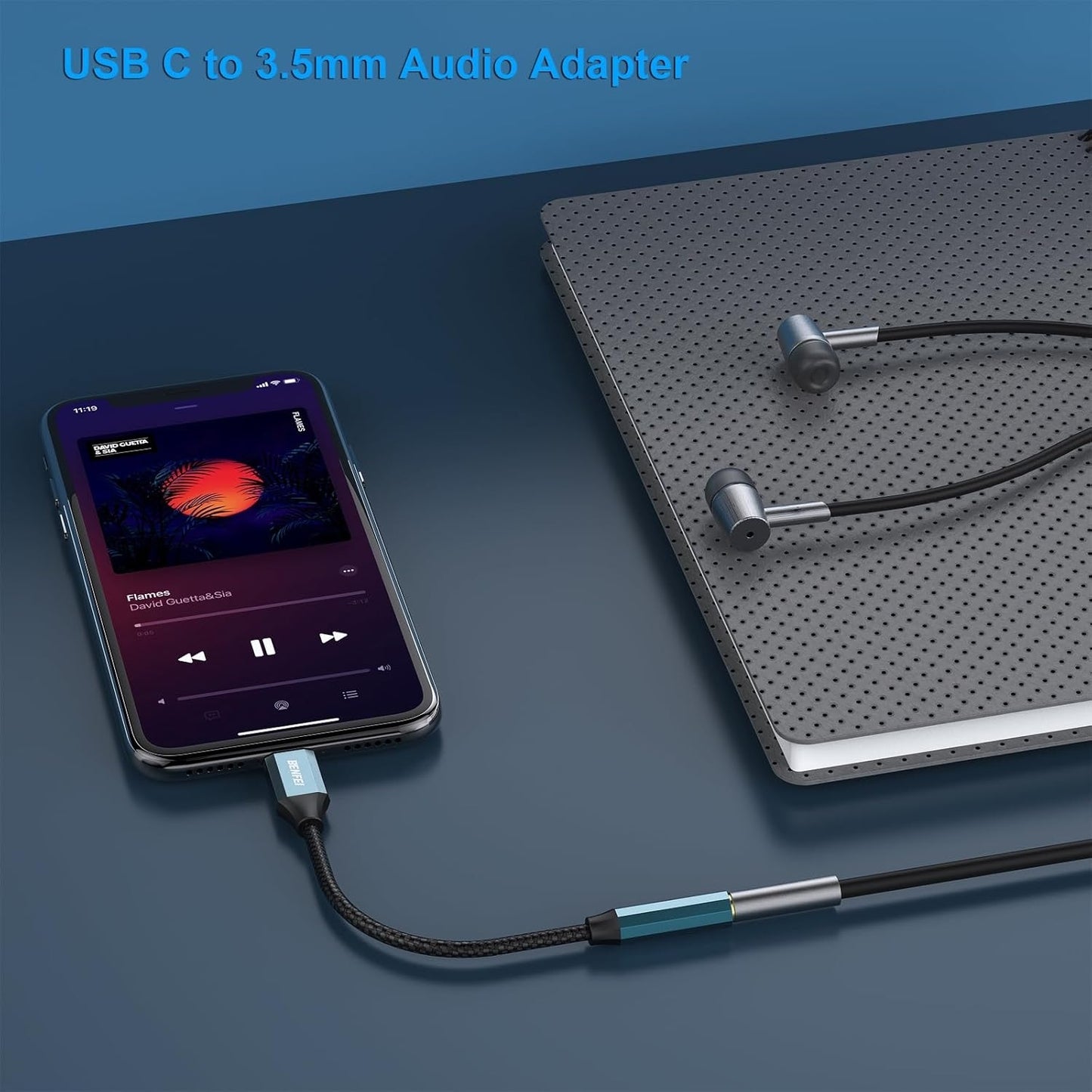 BENFEI USB-C to 3.5mm Audio Jack Adapter - High-Quality, Durable, and Versatile