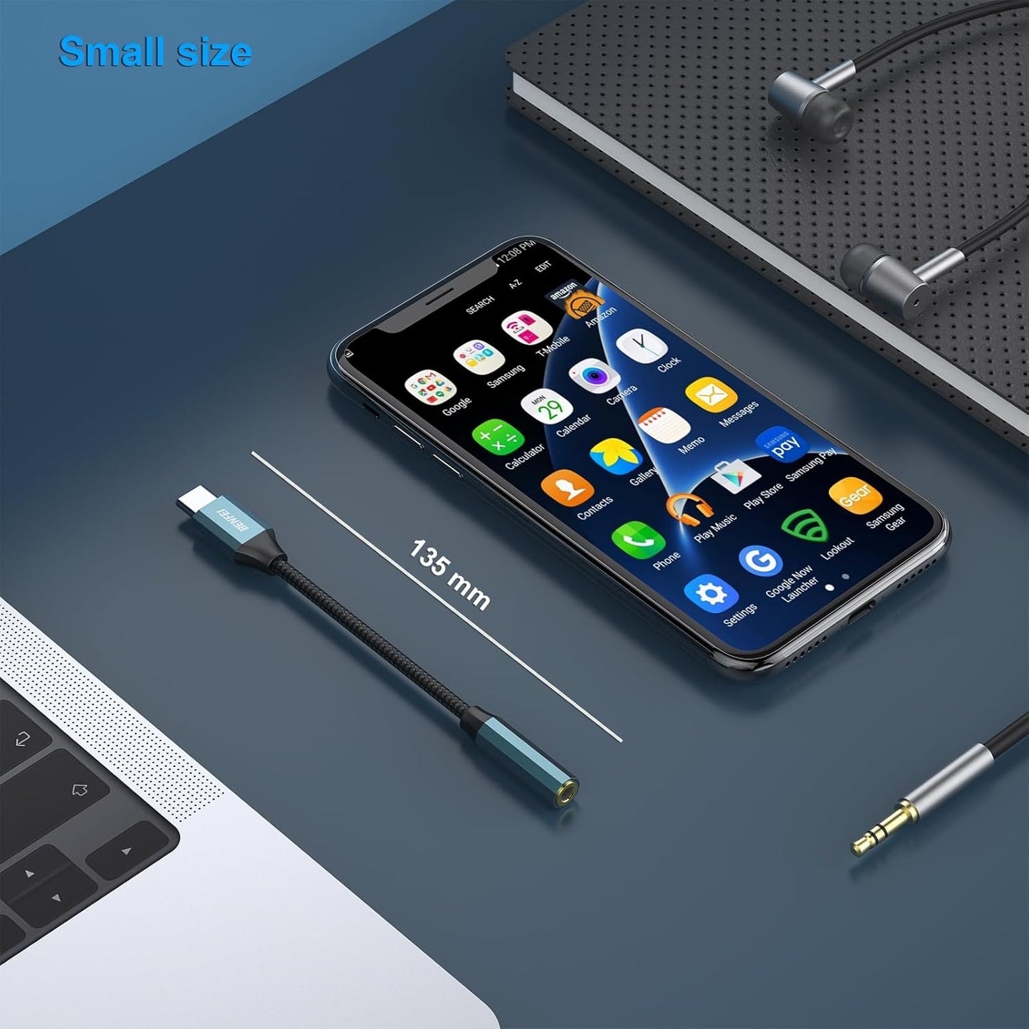 BENFEI USB-C to 3.5mm Audio Jack Adapter - High-Quality, Durable, and Versatile