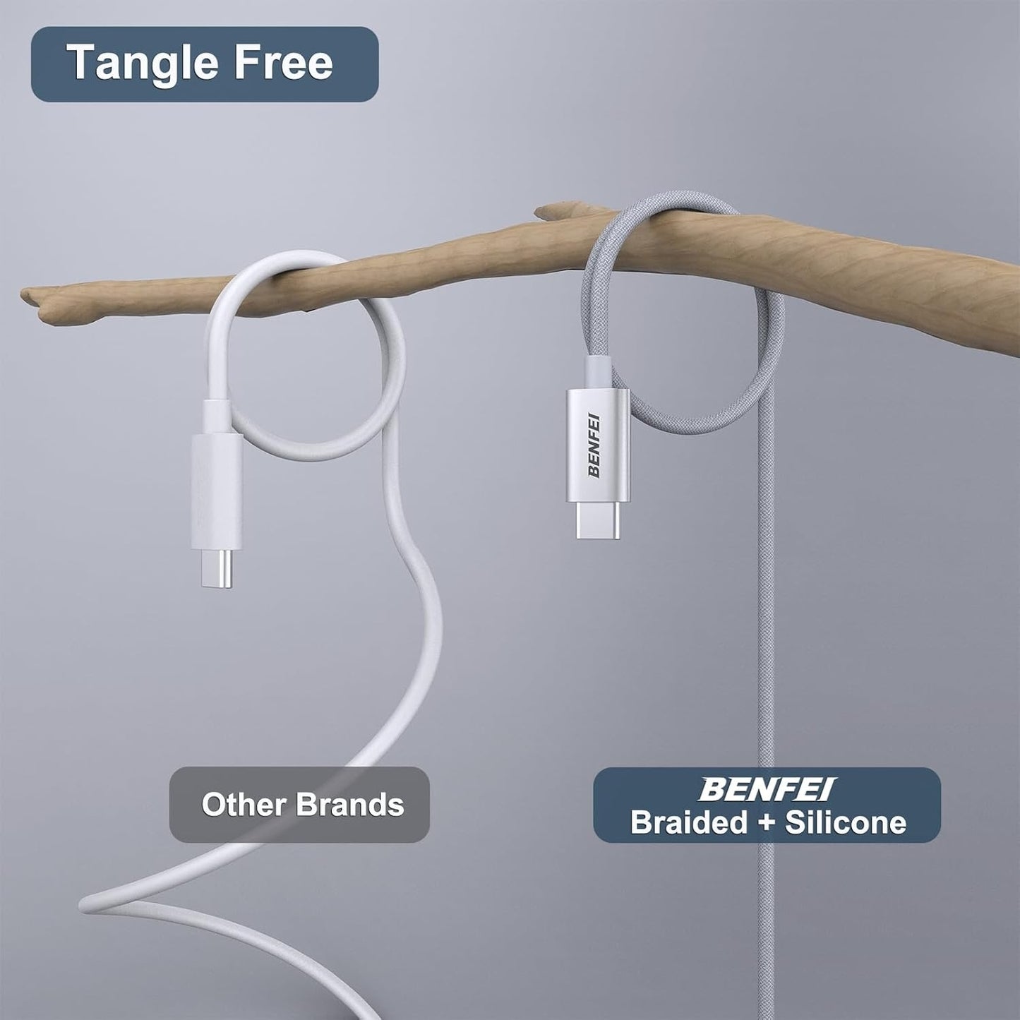 Fast Charging USB C to C Cable 100W - Durable & Reliable - TechGenius