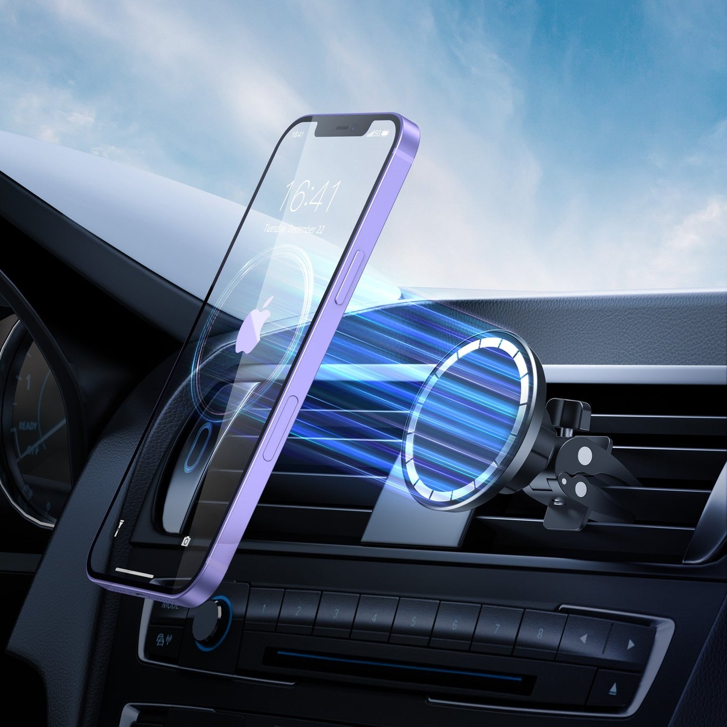 MagSafe iPhone Magnetic Car Mount Air Vent Phone Holder