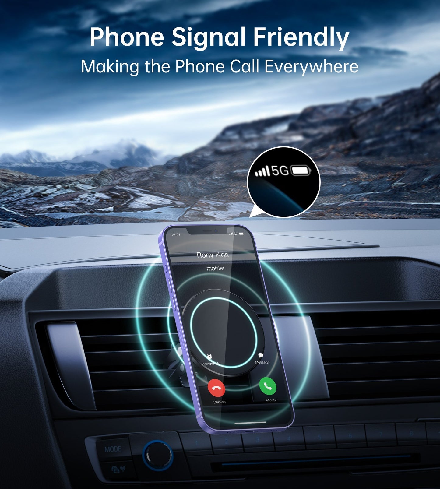 MagSafe iPhone Magnetic Car Mount Air Vent Phone Holder