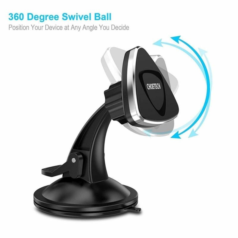 Magnetic Car Phone Mount | Adjustable Viewing Angle | Easy Installation - AutoTech