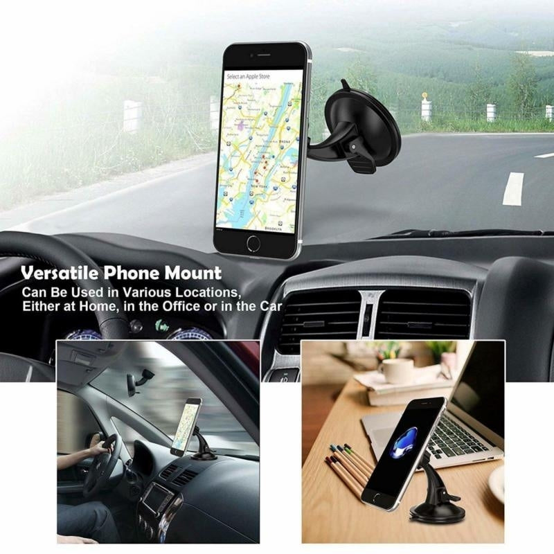Magnetic Car Phone Mount | Adjustable Viewing Angle | Easy Installation - AutoTech