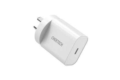 CHOETECH 20W USB-C Fast Charger – Compact PD Wall Adapter for iPhone & More