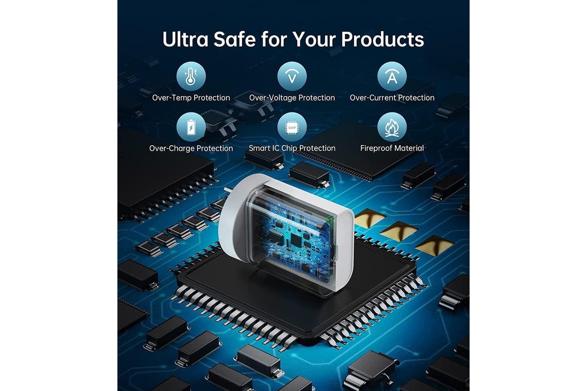 CHOETECH 20W USB-C Fast Charger – Compact PD Wall Adapter for iPhone & More