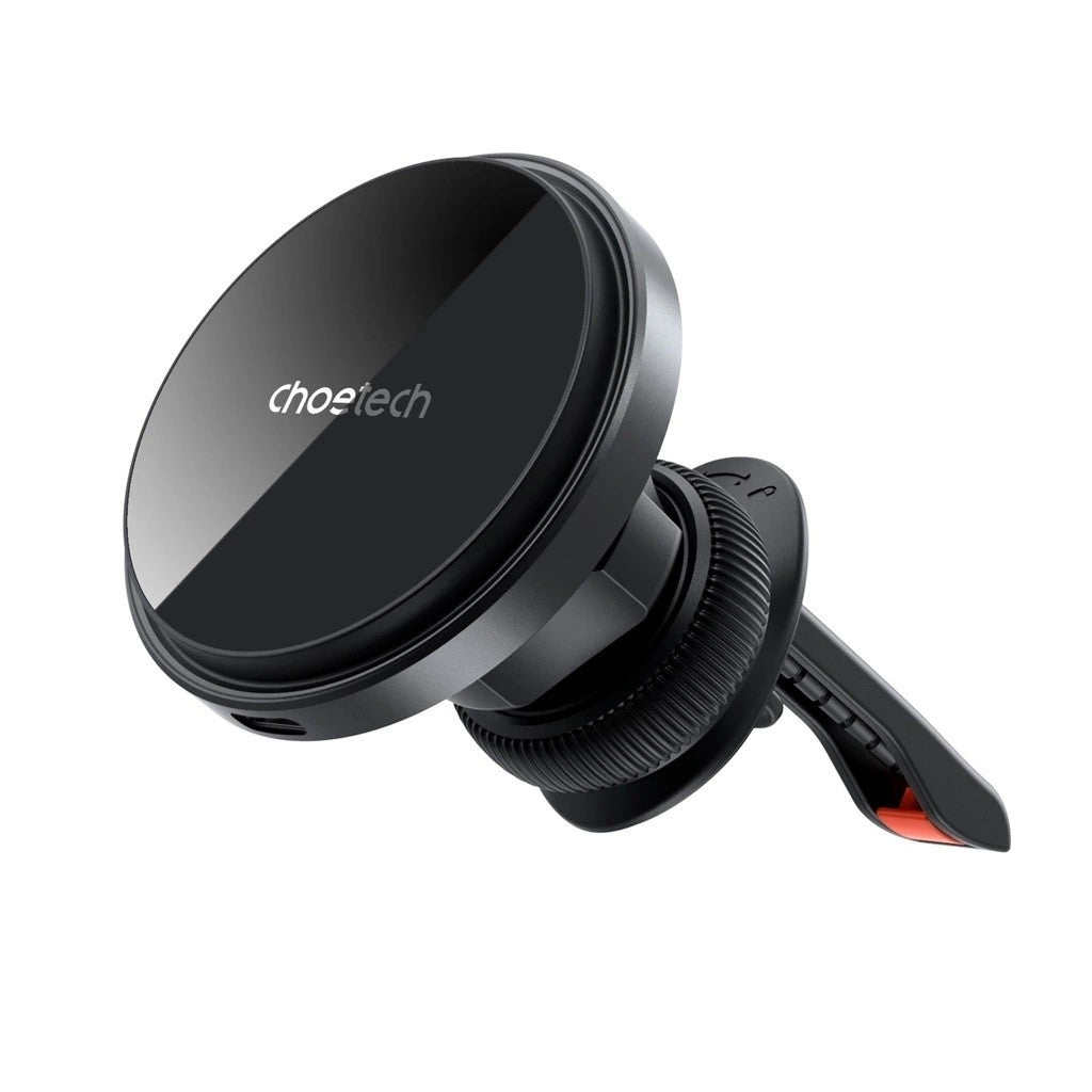 CHOETECH T205-F 15W Magnetic Car Charger Mount with LED Light – Black