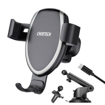 Fast Wireless Charging Car Mount Phone Holder - CHOETECH T536-S