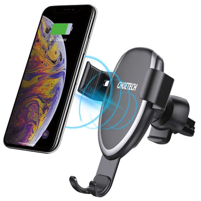 Fast Wireless Charging Car Mount Phone Holder - CHOETECH T536-S